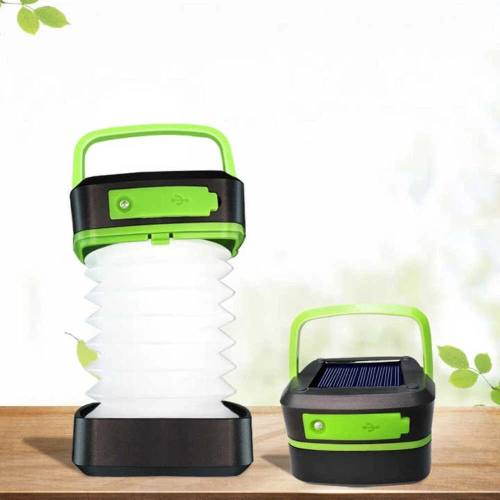 Solar Camping Lantern - Packable Glow Light for Tents & Hikes