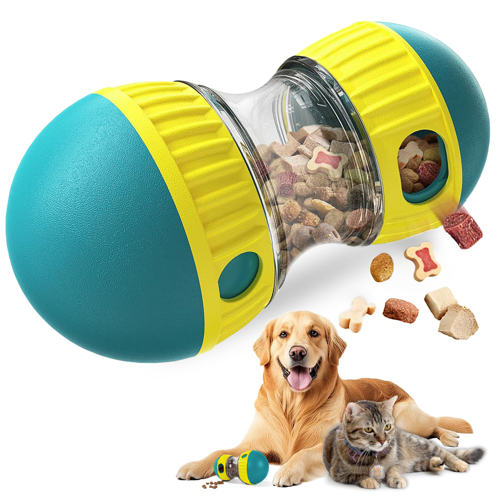 Anti-Boredom Wobble Treat Toy Calms Anxious, Destructive Dogs