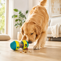 Interactive Wobble Dog Treat Dispenser — Enrichment Puzzle Toy