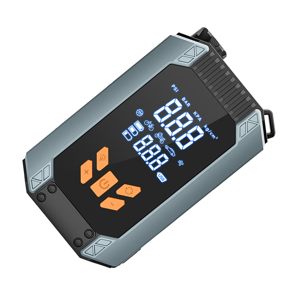 Never Get Stranded - Auto Shut-Off Digital Tire Inflator